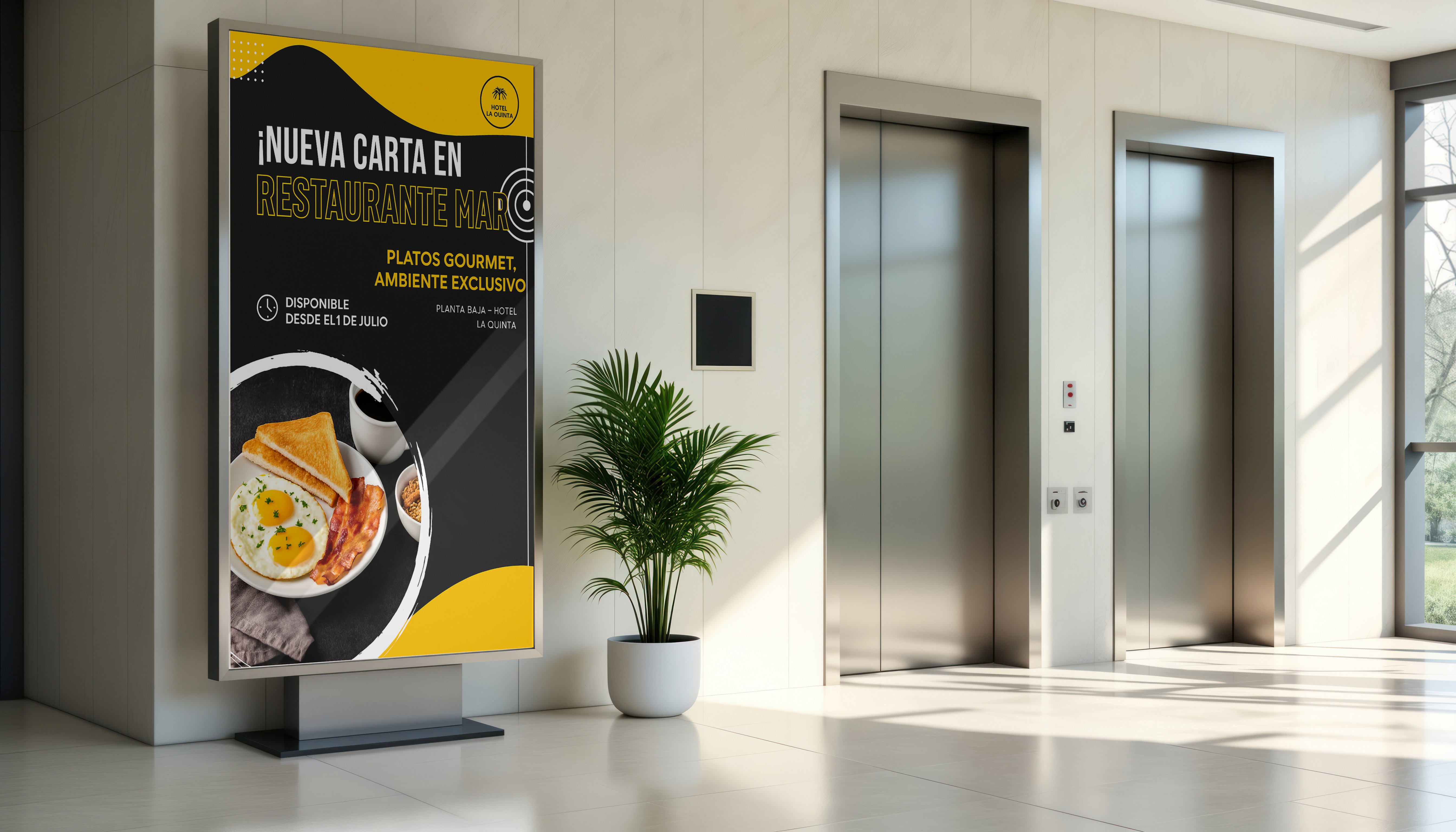 Cartelería Digital Hotel