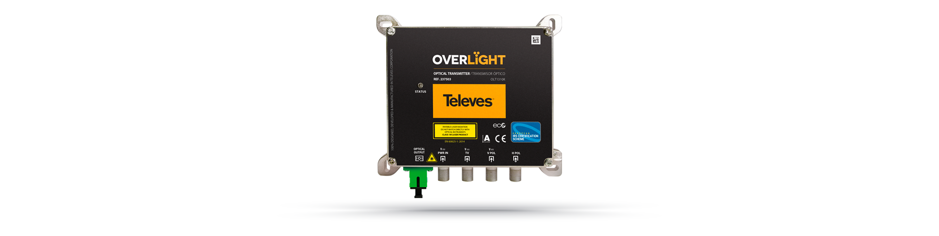 Transmisor óptico Overlight CWDM 
